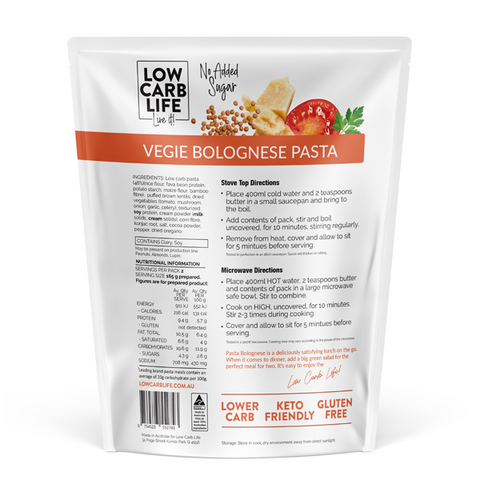 One Pot Pasta- VEGE BOLOGNESE- 90g