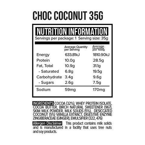 Milk Chocolate Coconut Rough 35g