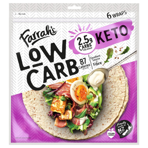 Low Carb keto Wraps- 6 Pack