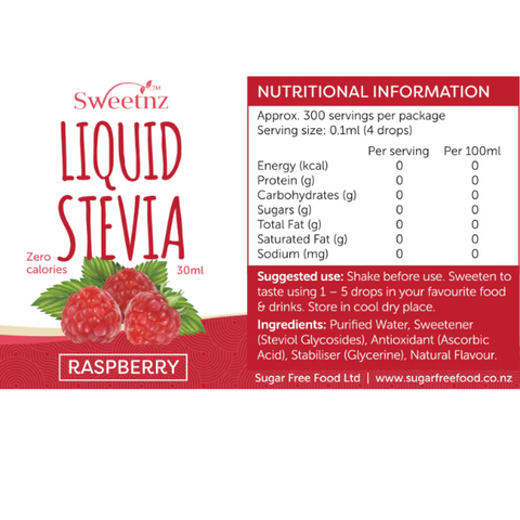 Raspberry Liquid Stevia | 30ml