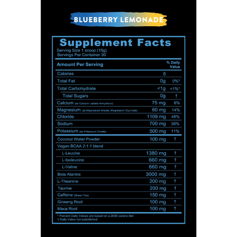 Re-Lyte® Pre-Workout / Blueberry Lemonade 30 SERVE