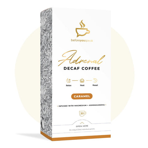 BYS Adrenal Decaf Coffee CARAMEL - 30 SERVE