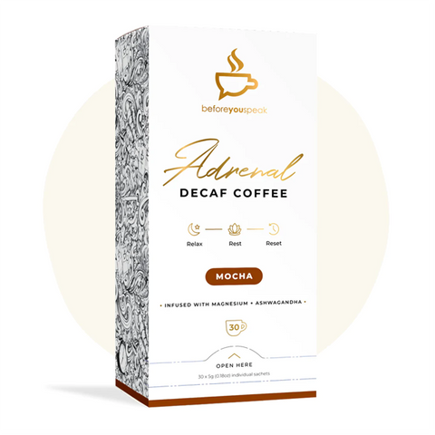 BYS Adrenal Decaf Coffee - MOCHA 30 sachets