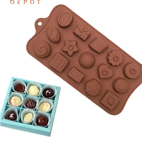 15 Mould Silicone Tray for Keto Baking- multiple varients