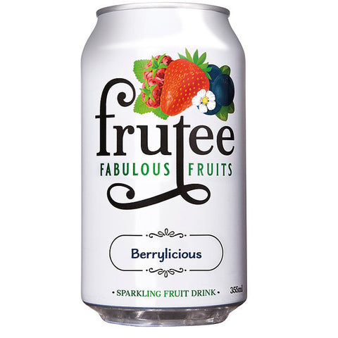 Frutee Sparkling Fruits Drink Berrylicious 330ml
