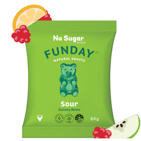 Sour Vegan Gummy Bears 50g