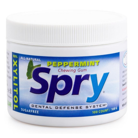 Peppermint Xylitol GUM (sugar free) | 100 pie es