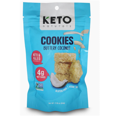 Keto Cookies 64g (Buttery Coconut)