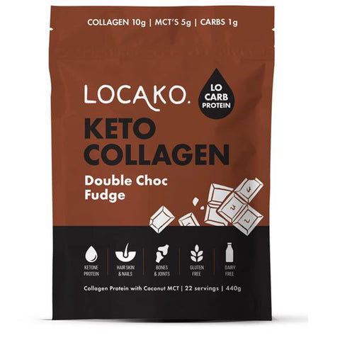 Keto Collagen Double Choc Fudge 440g