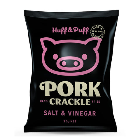 Salt & Vinegar Pork Crackle 25g