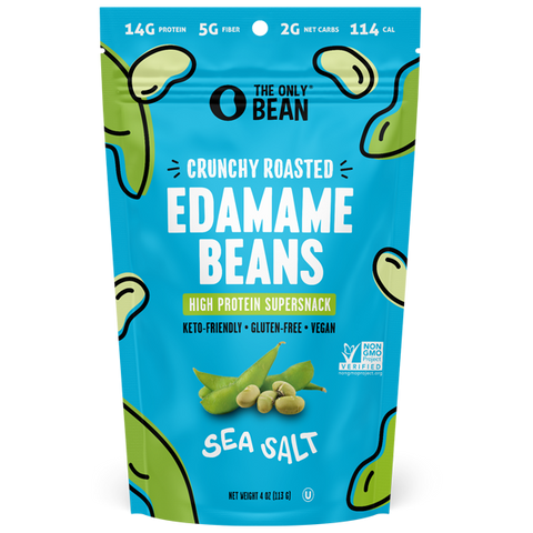 Crunchy Roasted Edamame Beans 113g- Sea Salt