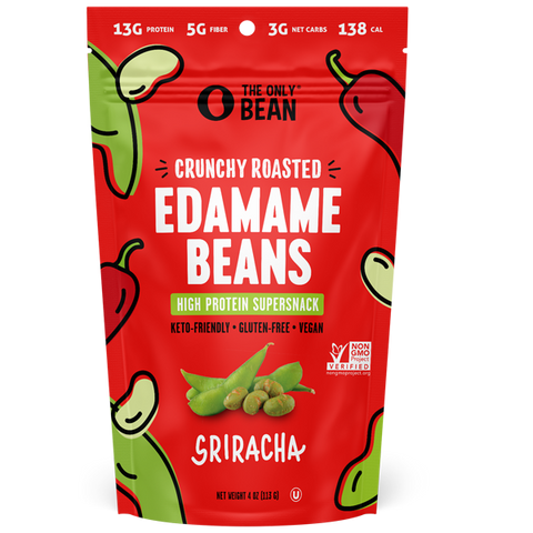 Crunchy Roasted Edamame Beans 113g- Sriracha
