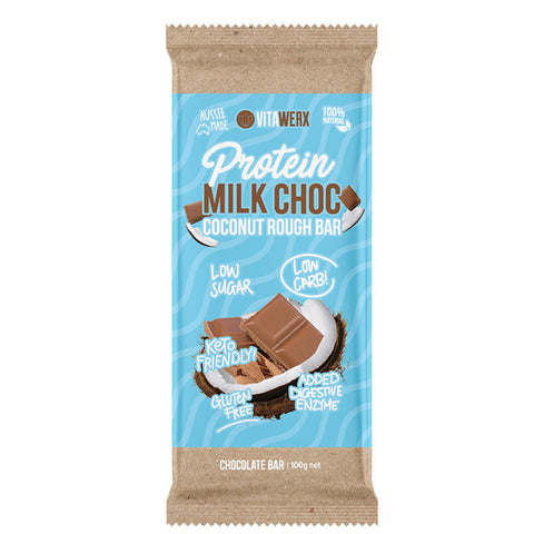 Milk Chocolate Coconut Rough 100g